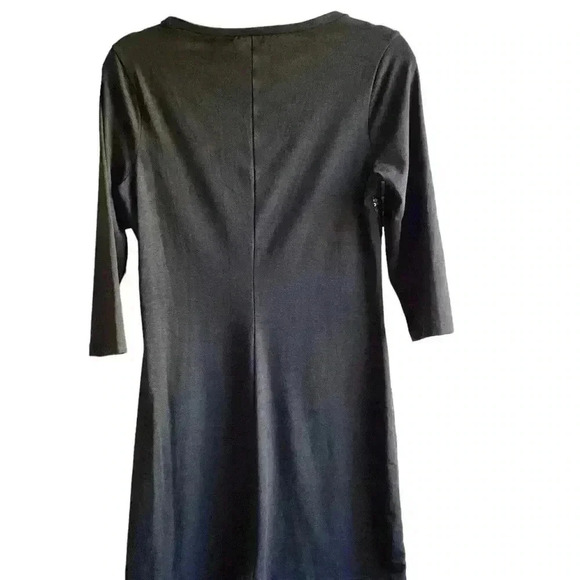 Old Navy Sequins Front 3/4 length Sleeve Gray Shift Dress size XS - Picture 2 of 3